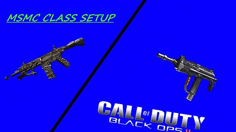Cod black ops 2 Msmc class setup
