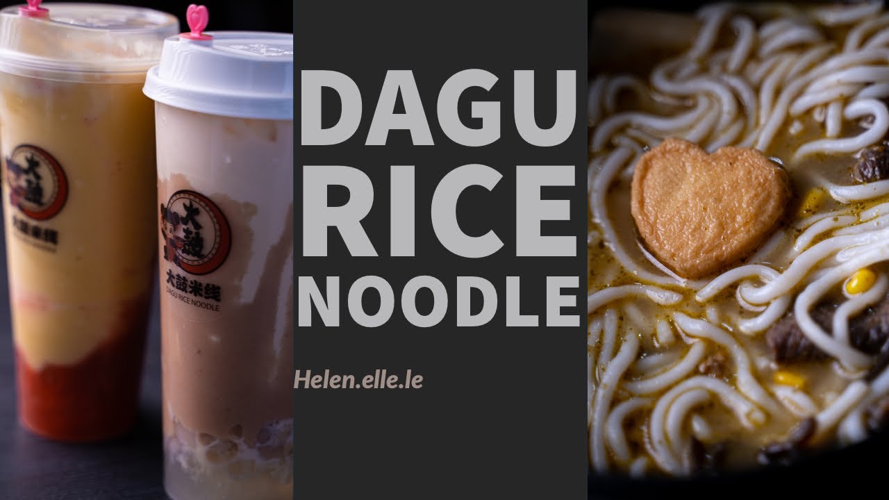 FOODVLOG Dagu Rice Noodle Edmonton YouTube
