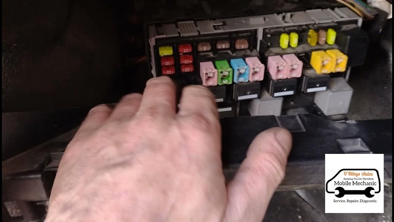 Ford Transit MK7 Fix OBD Port & Interior Lights Not Working - YouTube