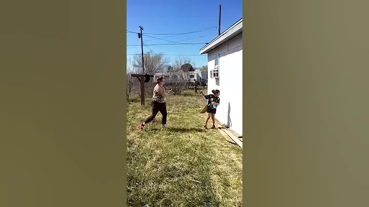 Having a sillystring fight