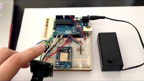 Arduino driven time lapse camera prototype milestone #2, Wi-Fi photo uploading, RGB LED signaling