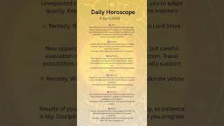 Horoscope Today#dailyhoroscope #vedicaurapath #zodiacprediction #viral #trending