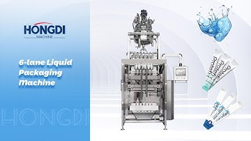 6-Lane Liquid Stick Pack Machine – High-Speed Multi-Lane Packing | HONGDI