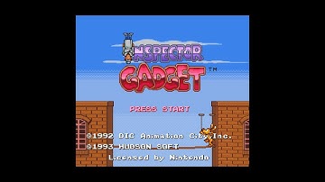 Inspector Gadget (SNES 60Hz / US) - Intro / Attract Mode