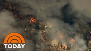 Blue Cut Fire In Southern California Forces 82,000 To Evacuate | TODAY Blue Cut Fire In Southern California Forces 82,000 To Evacuate | TODAY