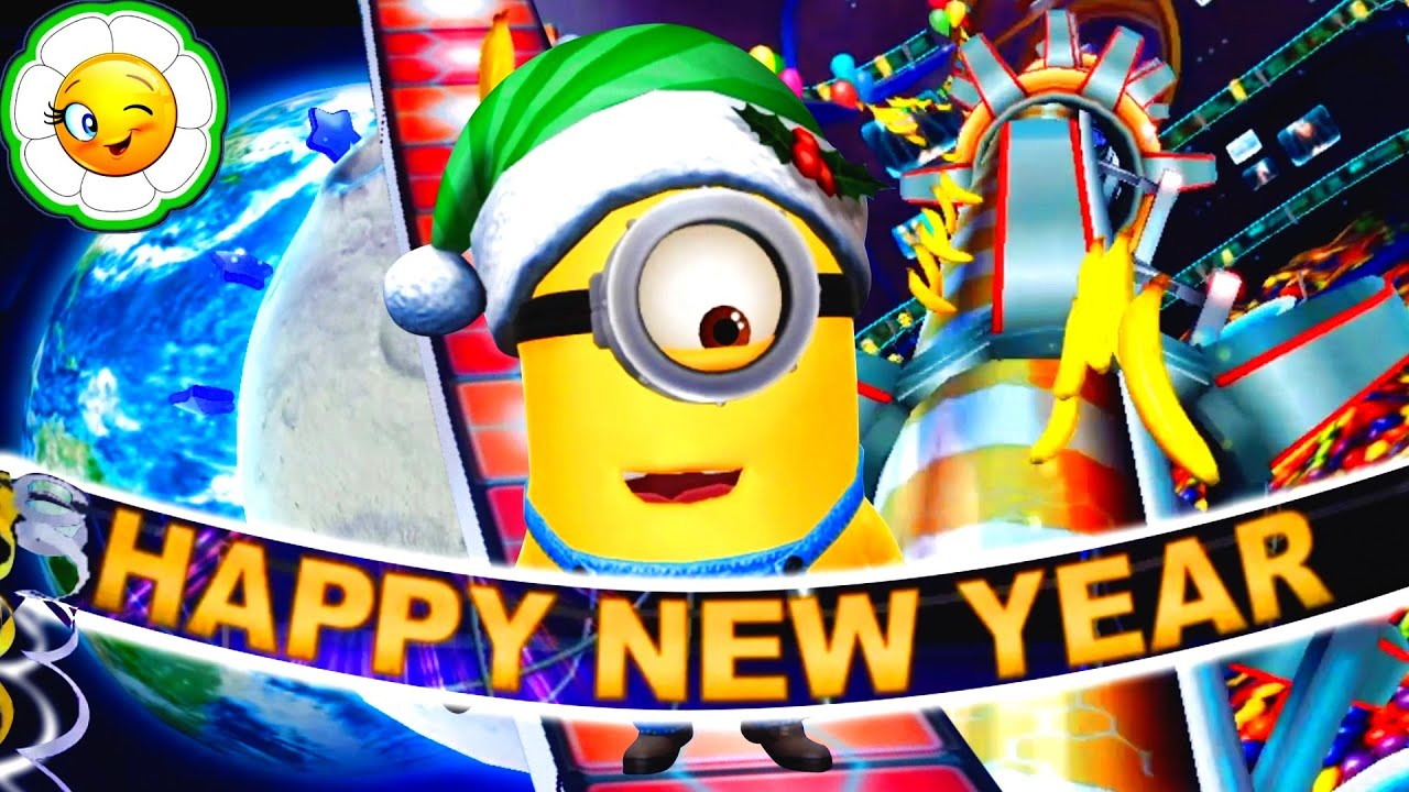 Гадкий Я: Minion Rush #64 Санта Карл в новогодней Анти-Злодейской Лиге! На весь экран