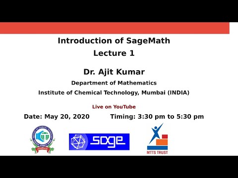 Introduction to SageMath (Lecture 1)