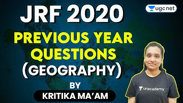 UGC NET Geography Previous Year Questions | Detailed Discussion with Kritika Ma