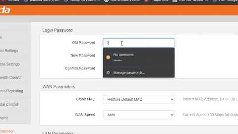 Fast Tenda Router Admin Password change - 1 Minute only!