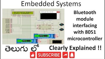 [ES-TE-35] Bluetooth module Interfacing with 8051 Microcontroller || Bluetooth Based ROBOT ||