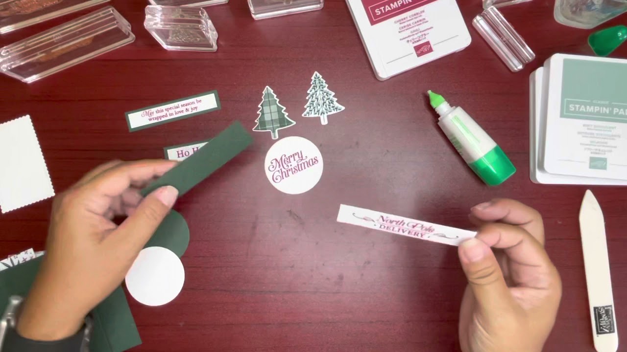 Pinwheel Tower Card - Stampin’ Up! - Perfectly Plaid