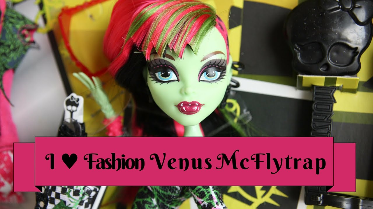 Monster High Venus McFlytrap I Heart Fashion Doll Review & Unboxing