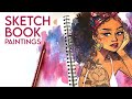 Watercolor Sketchbook Painting // Jacquelindeleon