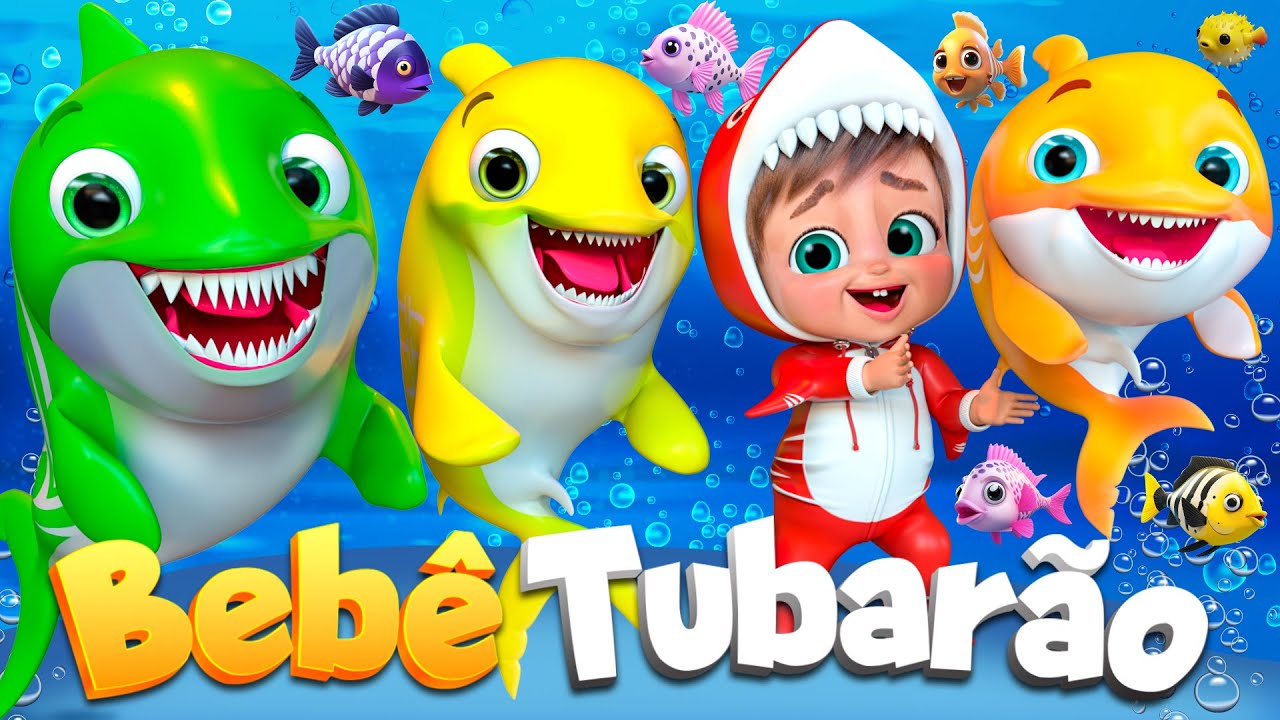 Bebê Tubarão Diz Olá! @SuperLucaPortugues #rimasinfantis #musicasinfantis