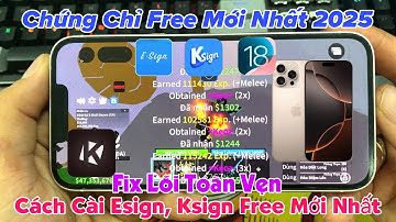 *NEW ESIGN* Hướng Dẫn Chi Tiết Từ A Đến Z Cách Cài Esign Free - Cách Cài KRNL VNG IOS 682 Antiband