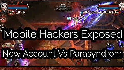 Mobile Cheater Exposed - Legacy of Discord - Parasyndrom killed by Dummy account must see to believe