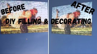 DIY - How to remove a screw and repair and redecorate