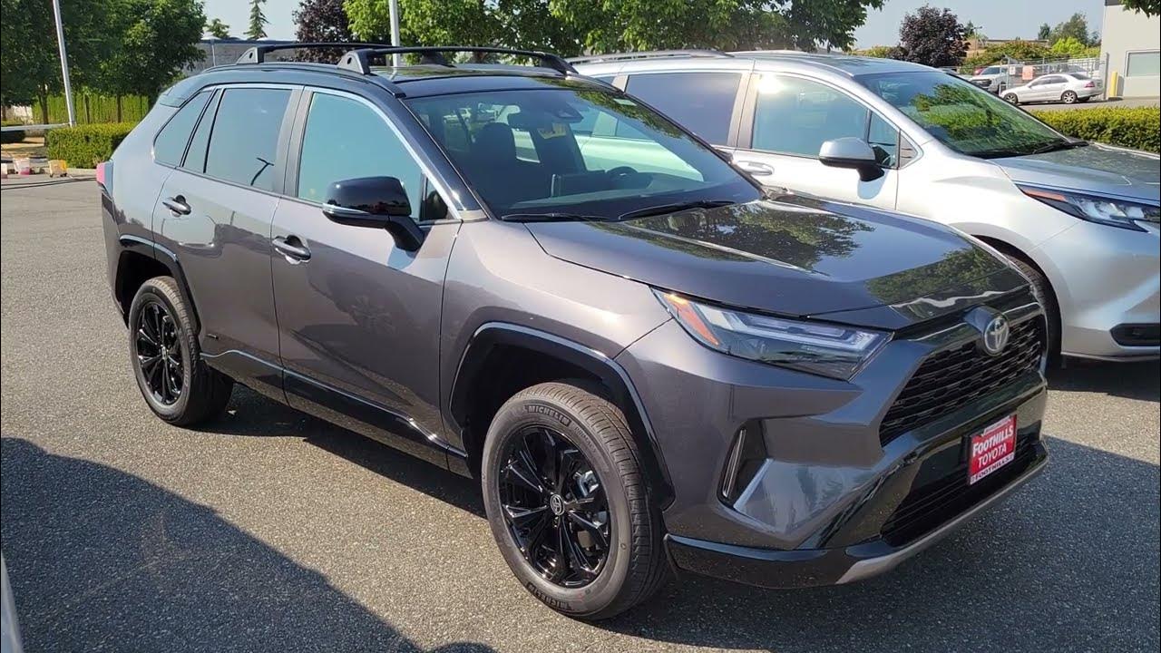 2022 Toyota RAV4 Hybrid XSE in Grey Metallic with Midnight