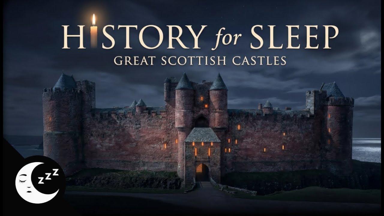 History for Sleep | Great Scottish Castles: Tantallon & Inverness (1hr Story + 1hr Rain & Fire)