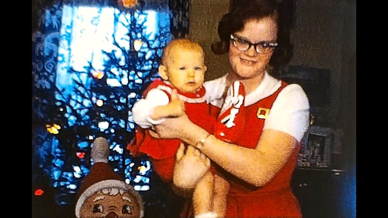 A8  Leona and Doreen - XMAS, Town Centennial Train  c1964