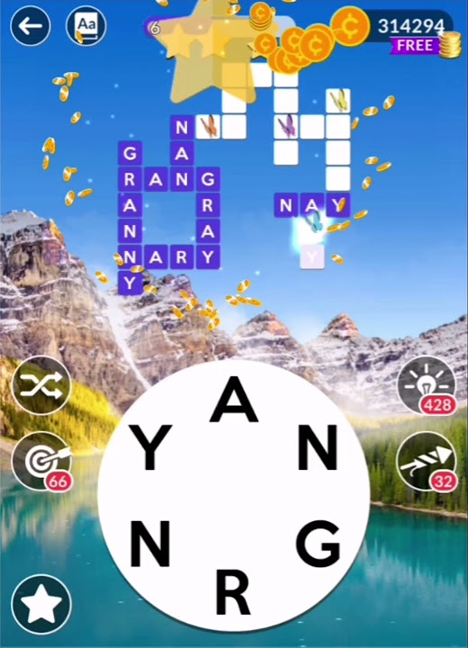 Wordscapes Daily Puzzle June 25, 2025 gameplay Answers Solution