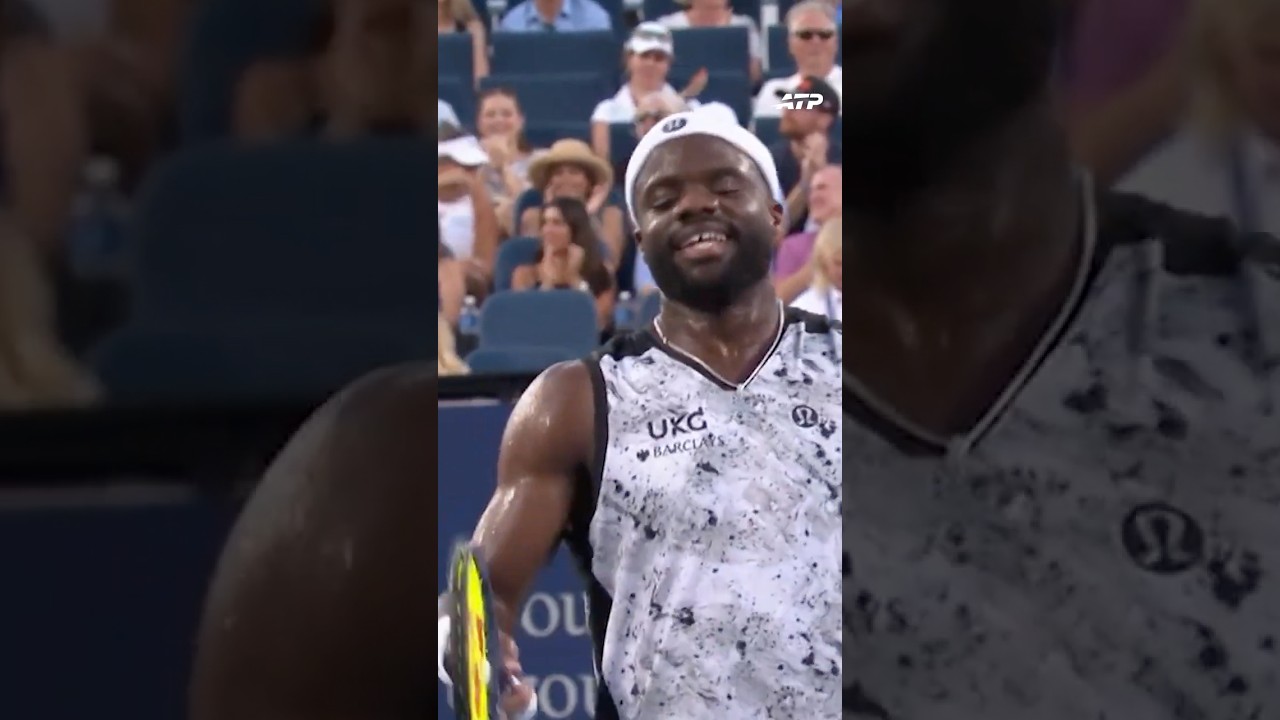 Tiafoe makes his own luck… 😂🤭