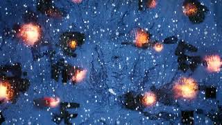 Winter Town on Fire : Animated Battle Map 4K