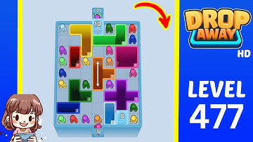 Drop Away Level 477 Solution Walkthrough