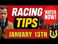 Free Horse Racing tips today best horse racing tips for Tuesday 13th January #Picks #naps