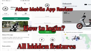 Ather Mobile App Review ! How to login ather app ! All hidden features of ather Mobile app.. screenshot 5