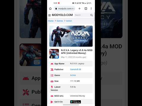 Nova Lagecy Mod Apk download ll download link in discription 2023 mới nhất
