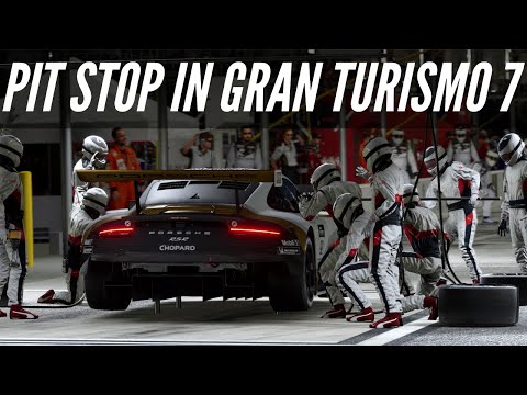 Pit Stop Simulation in Gran Turismo 7