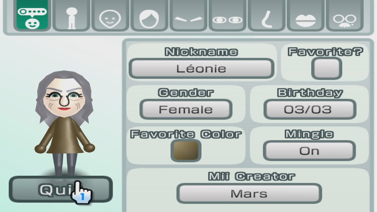 Léonie - Wii Sports Club - Mii 3001 - YouTube