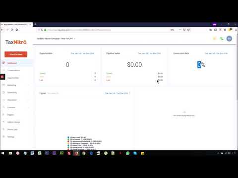Dashboard Overview | Tax Nitro - The all in one tax office marketing software