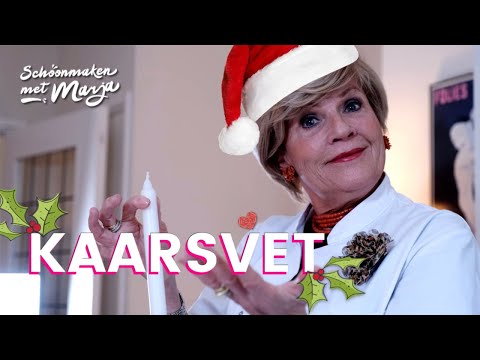 Kaarsvet verwijderen en andere handige kersttips 🎄 Schoonmaken met Marja Middeldorp