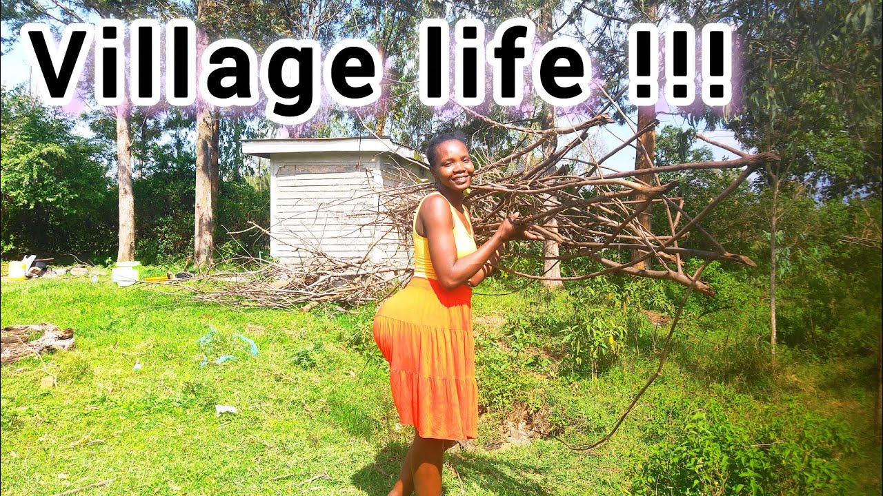 Slow living in the #village of hardworking mums/taking  care of trees/collecting firewood 