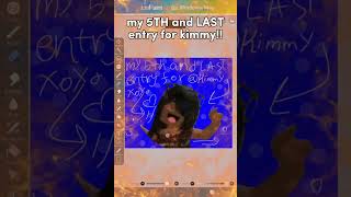 My 5TH and LAST entry for @kimmxy⁩ ! (user in comments)