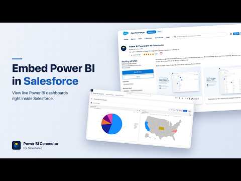 How to Embed Power BI in Salesforce with Power BI Connector for Salesforce