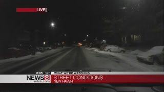 Frigid temps make roads slick for commute
