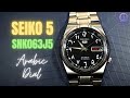 Seiko 5 SNK063J5 review | Arabic dial | Intregrated bracelet