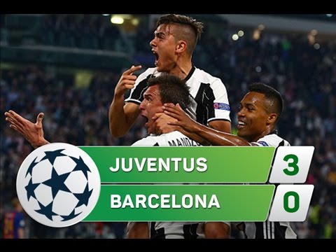 ⚽ Tổng hợp trận đấu Juventus vs Barcelona 3-0 2017 ...