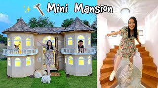 We Built a Mini Mansion! turning my House Miniature Pt 1/2