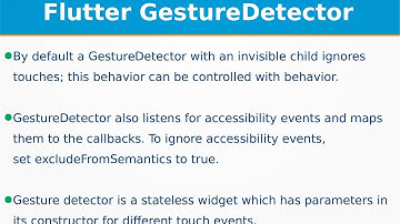 Flutter Gesture Detector Widget | Mobile(Android,iOS),Web,Desktop,Embedded