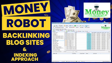MoneyRobot Backlinking for Blogs and Indexing Pages and Backlinks SEO Tutorial