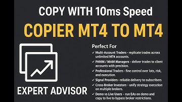 MT4 to MT4 Trade Copier EA | Master & Slave | Advanced Risk & Lot Management