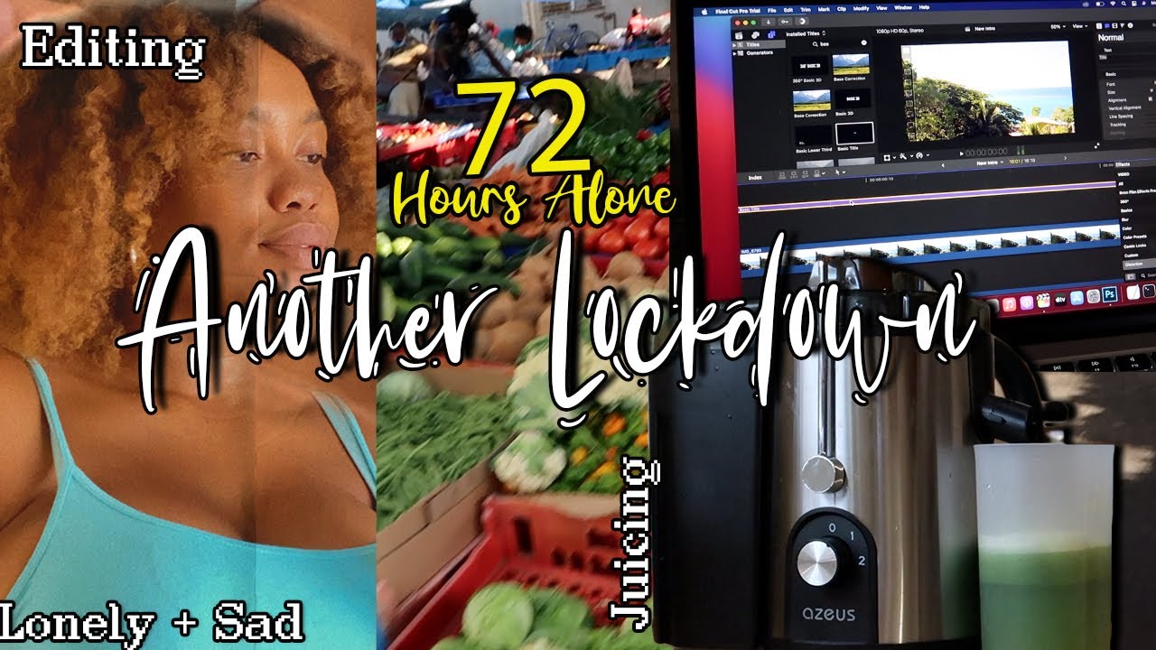 Back In Lockdown  *72 HOURS* ALONE At Home Vlog! | Jamaica