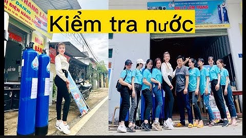 Kiểm tra nước tặng bộ lọc nước cho bà con nghĩa đàn nghệ an
