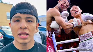 JAIME MUNGUIA REACTS TO PITBULL CRUZ KNOCKING OUT ROLLIE ROMERO &quot;MEXICANS ARE PUNCHING!&quot;