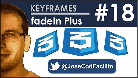 Keyframe CSS - 18 FadeIn Variantes @JoseCodFacilito