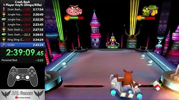 🔴[Speedrun Any%] Crash Bash with Dingodile - 2:39:37